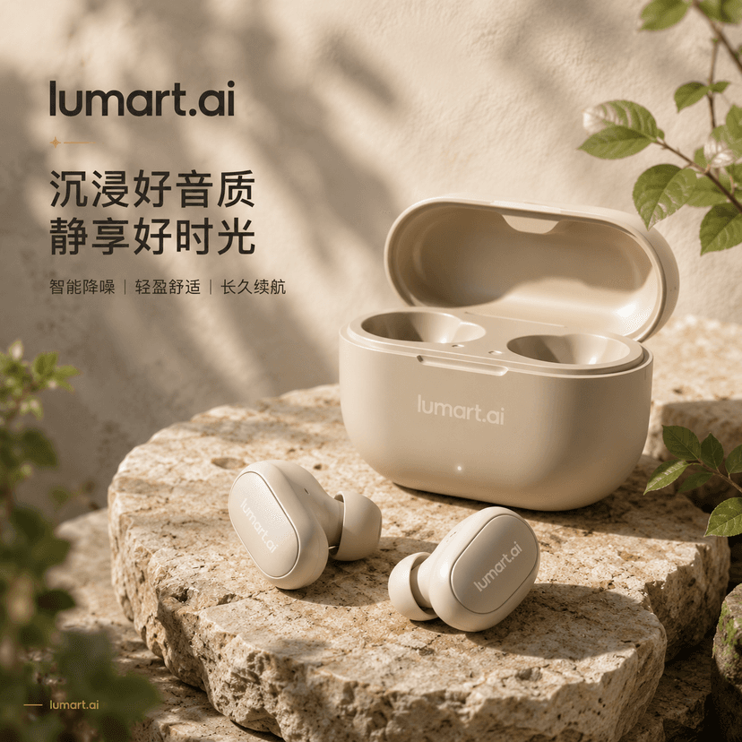 真無線耳機 的 AI 行銷圖