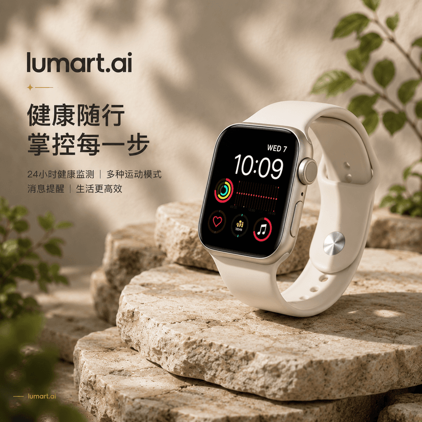 智慧手錶 的 AI 行銷圖