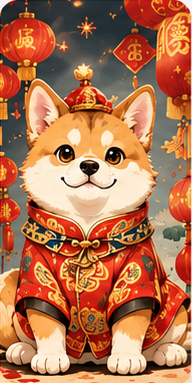 AI pet style transformation: Guochao template