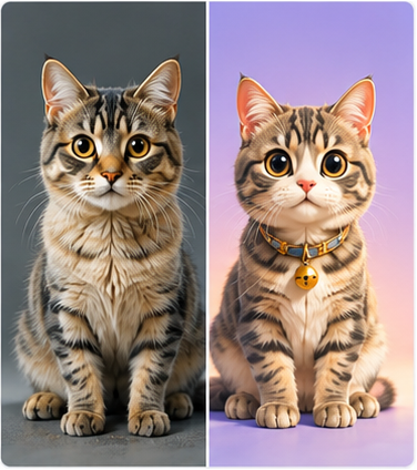 Emily Davis's AI pet style transformation case