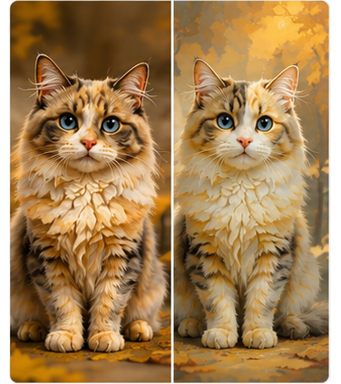 Daniel Martinez's AI pet style transformation case
